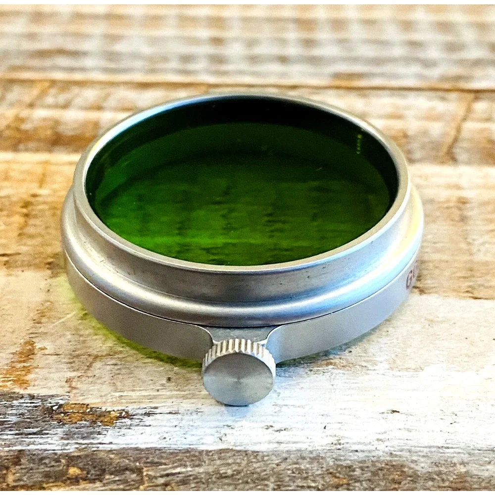 Vintage Leica Leitz Wetzlar GGr Green Filter Germany w/ Original Case